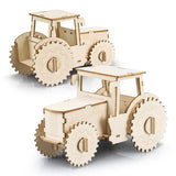 Wooden Model - BRANDCRAFT Tractor