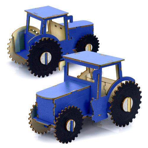 Wooden Model - BRANDCRAFT Tractor