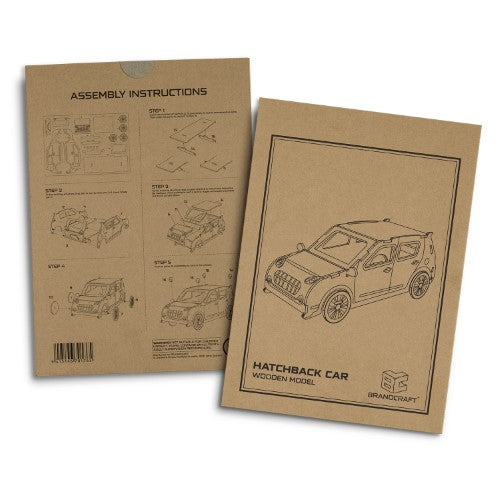 Wooden Model - BRANDCRAFT Hatchback Car