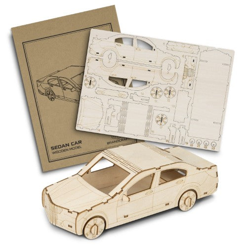Wooden Model - BRANDCRAFT Sedan Car