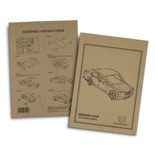 Wooden Model - BRANDCRAFT Sedan Car