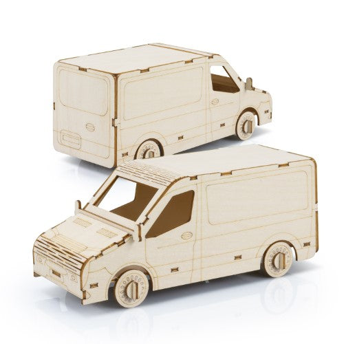 Wooden Model - BRANDCRAFT Van