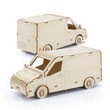 Wooden Model - BRANDCRAFT Van