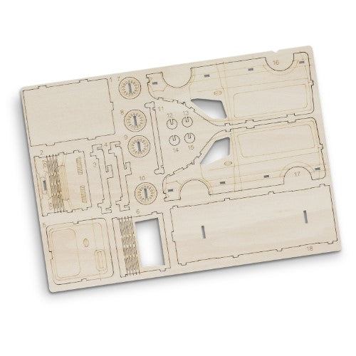 Wooden Model - BRANDCRAFT Van