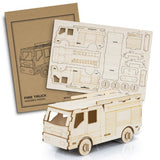 Wooden Model - BRANDCRAFT Fire Truck