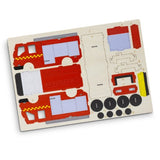 Wooden Model - BRANDCRAFT Fire Truck