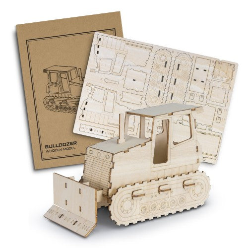 Wooden Model - BRANDCRAFT Bulldozer