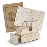 Wooden Model - BRANDCRAFT Bulldozer