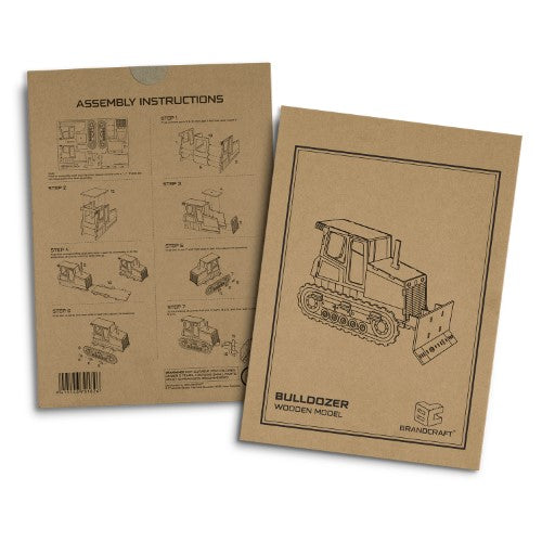 Wooden Model - BRANDCRAFT Bulldozer