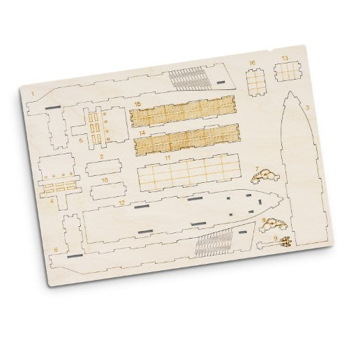 Wooden Model - BRANDCRAFT Cargo Ship