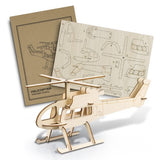 Wooden Model - BRANDCRAFT Helicopter