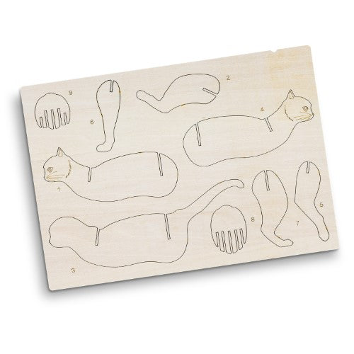 Wooden Model - BRANDCRAFT Cat