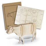 Wooden Model - BRANDCRAFT Cow