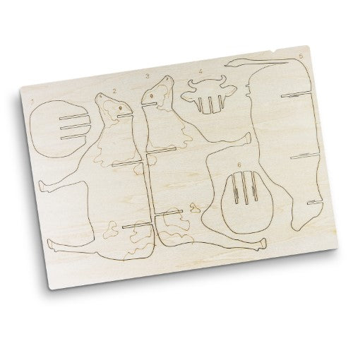 Wooden Model - BRANDCRAFT Cow