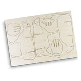 Wooden Model - BRANDCRAFT Cow