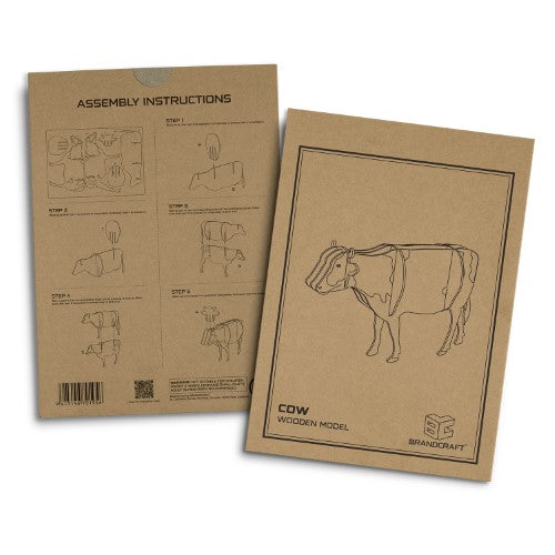 Wooden Model - BRANDCRAFT Cow