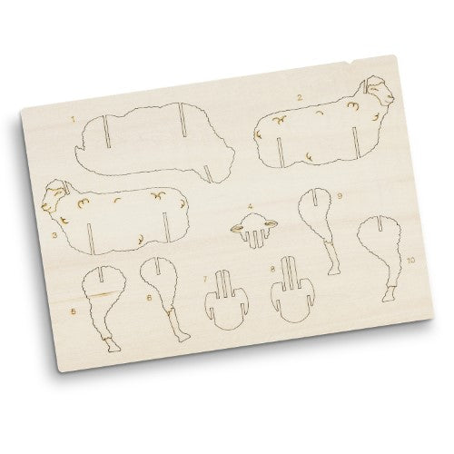 Wooden Model - BRANDCRAFT Sheep