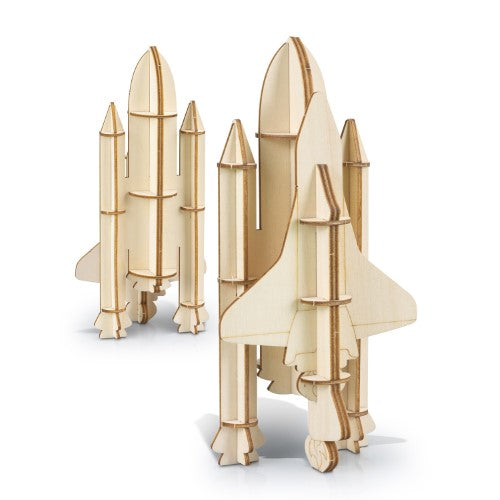 Wooden Model - BRANDCRAFT Rocket Ship