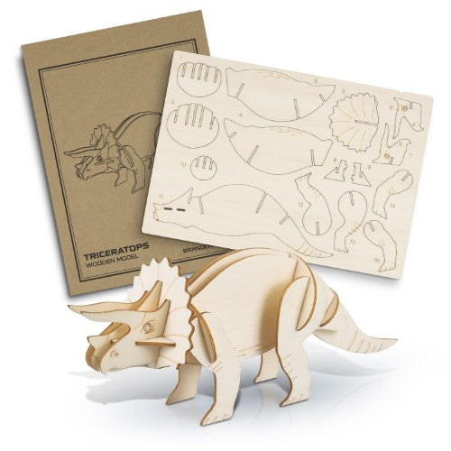 Wooden Model - BRANDCRAFT Triceratops