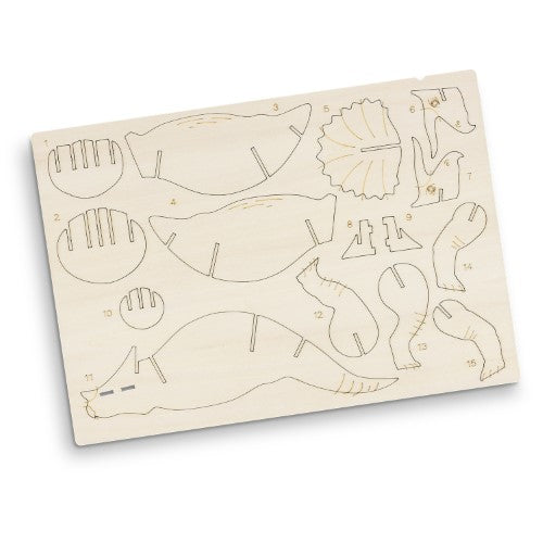 Wooden Model - BRANDCRAFT Triceratops