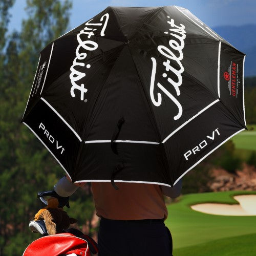 Double Canopy Umbrella - Titleist Tour (Black)