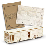 Wooden Model - BRANDCRAFT Bus
