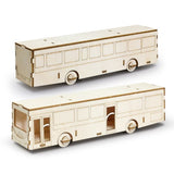 Wooden Model - BRANDCRAFT Bus