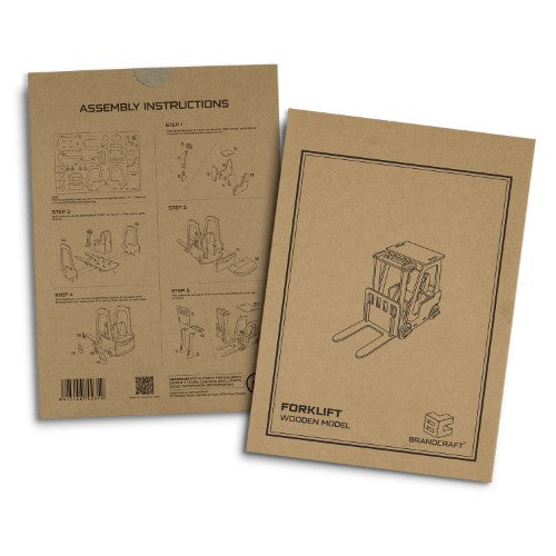 Wooden Model - BRANDCRAFT Forklift