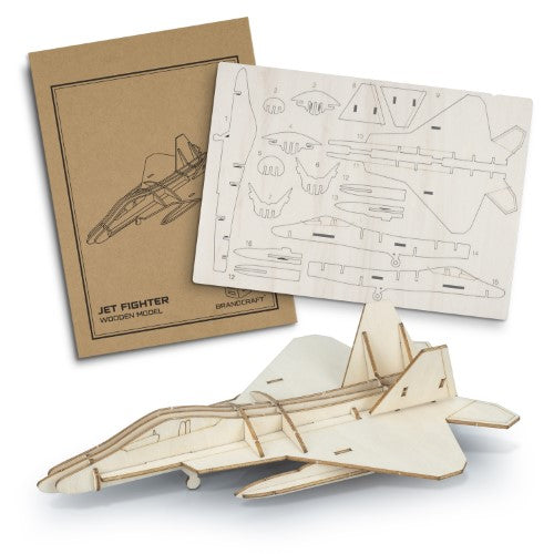 Wooden Model - BRANDCRAFT Jet Fighter