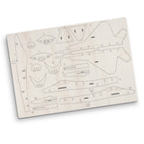 Wooden Model - BRANDCRAFT Jet Fighter