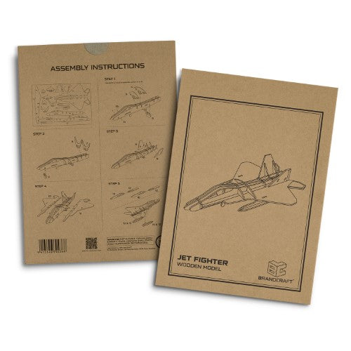Wooden Model - BRANDCRAFT Jet Fighter