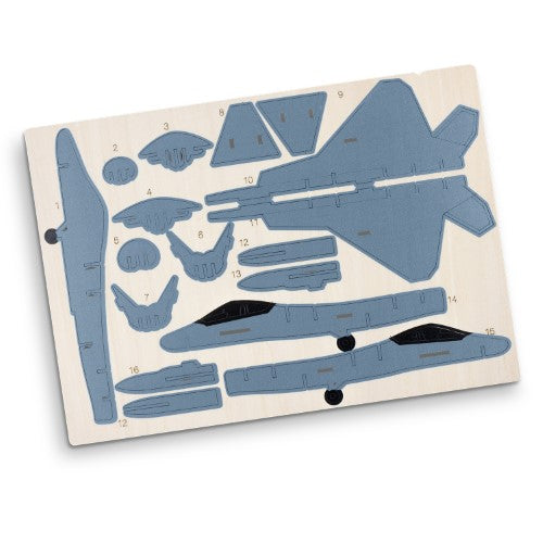 Wooden Model - BRANDCRAFT Jet Fighter