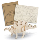 Wooden Model - BRANDCRAFT Stegosaurus
