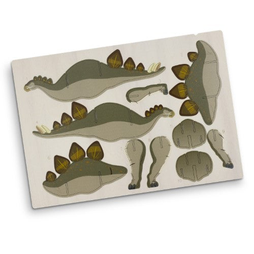 Wooden Model - BRANDCRAFT Stegosaurus