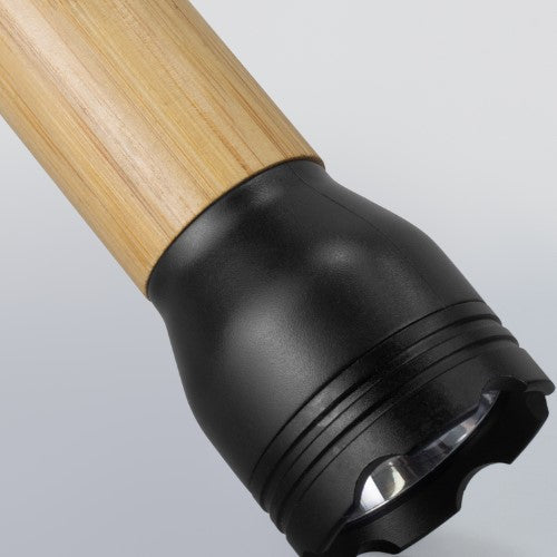 Rechargeable Bamboo Torch - Lumina (Natural/Black)