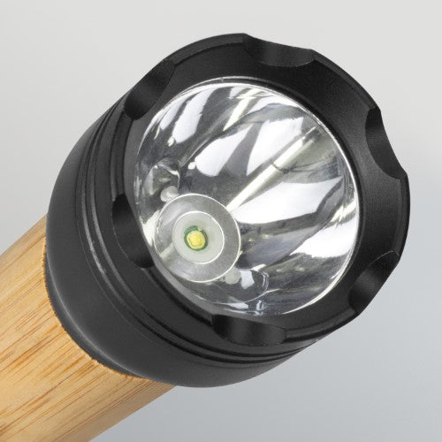 Rechargeable Bamboo Torch - Lumina (Natural/Black)