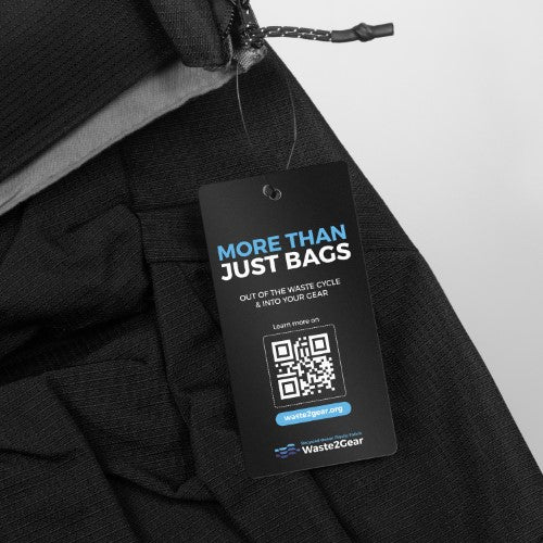 Roll Up Computer Backpack - SPICE Waste2Gear (Black)
