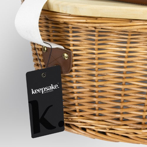 Picnic Cooler Basket - Keepsake (Natural)