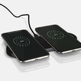 Dual Wireless Charger - INGENIO Arc  (Gunmetal/Black)