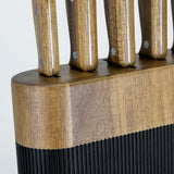 Knife Block - Keepsake Noir (Black/Natural)