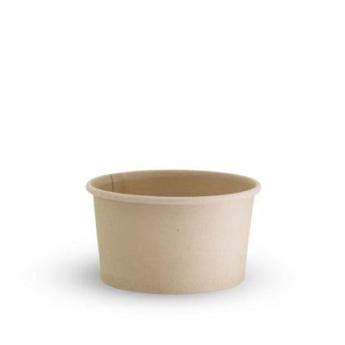 Bowl Bamboo PLA Lined 6oz Brown - 50PC