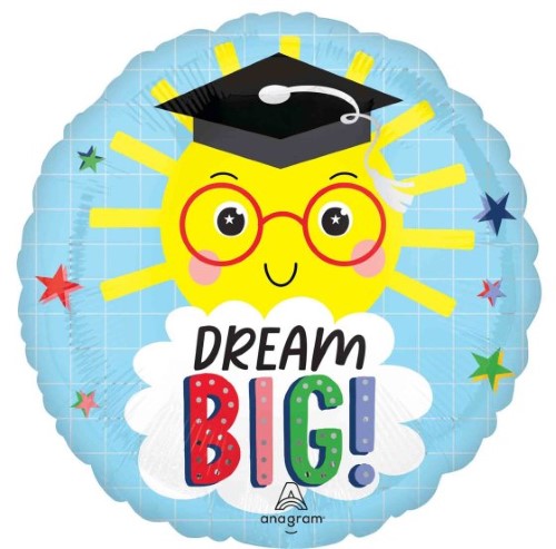 Balloon - 45cm Standard HX Dream Big Grad