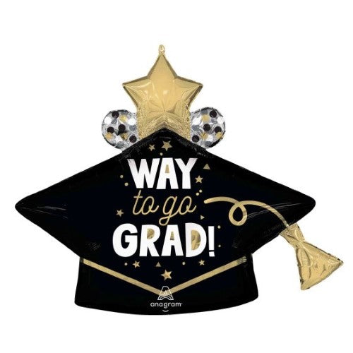 Balloon - SuperShape Way to Go Grad Cap