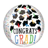 Balloon - Orbz XL Hats Off Congrats Grad