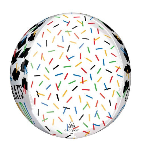 Balloon - Orbz XL Hats Off Congrats Grad