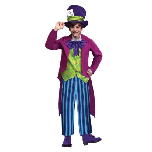 Costume Mad Hatter Boys 8-10 Years