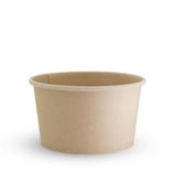 Bowl Bamboo PLA Lined 12oz Brown - 50PC