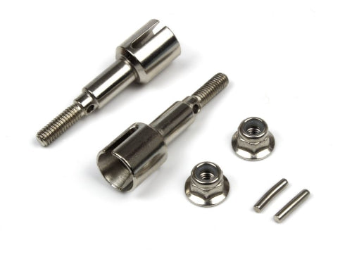 Radio Control -  Smyter RR Wheel Axles Steel(2)