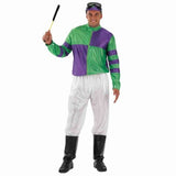 Morph Costume Green & Purple Jockey Adult Medium