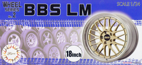 Plastic Kitset - Fujimi - 1/24 W&T set: 18" BBS LM